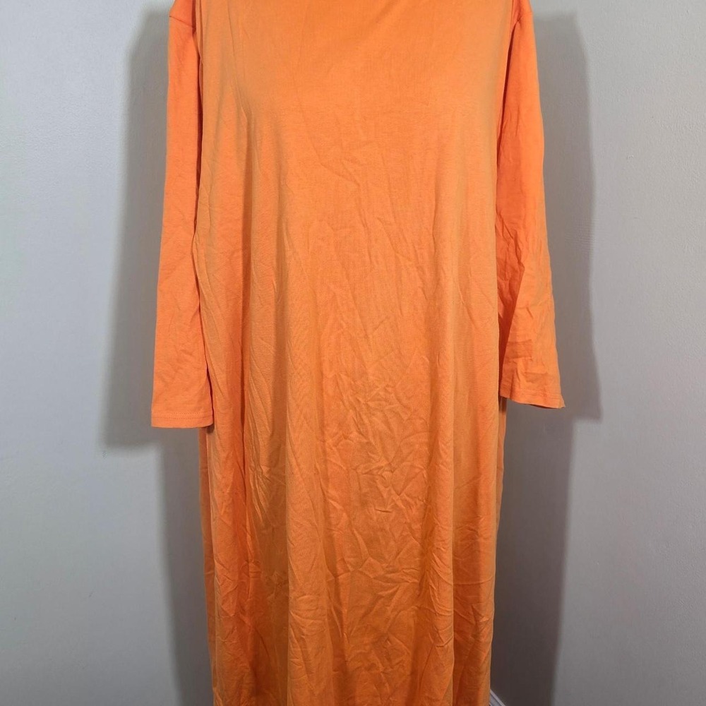 Jessica London orange maxi dress size 34